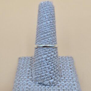 Size 8 Sterling Silver Plain Band Ring A4610